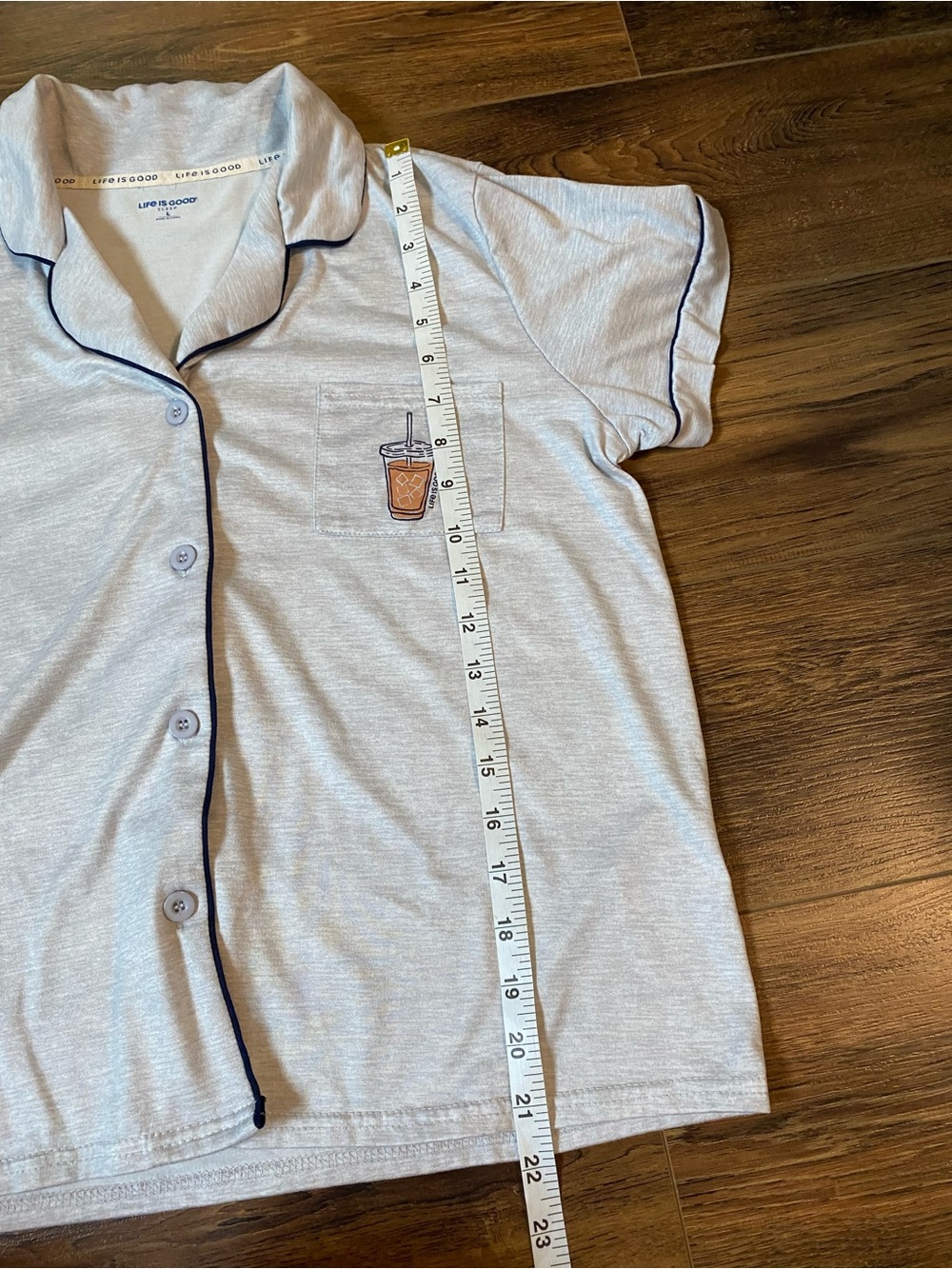Life Is Good grey pajama set size large - Picture 12 of 14